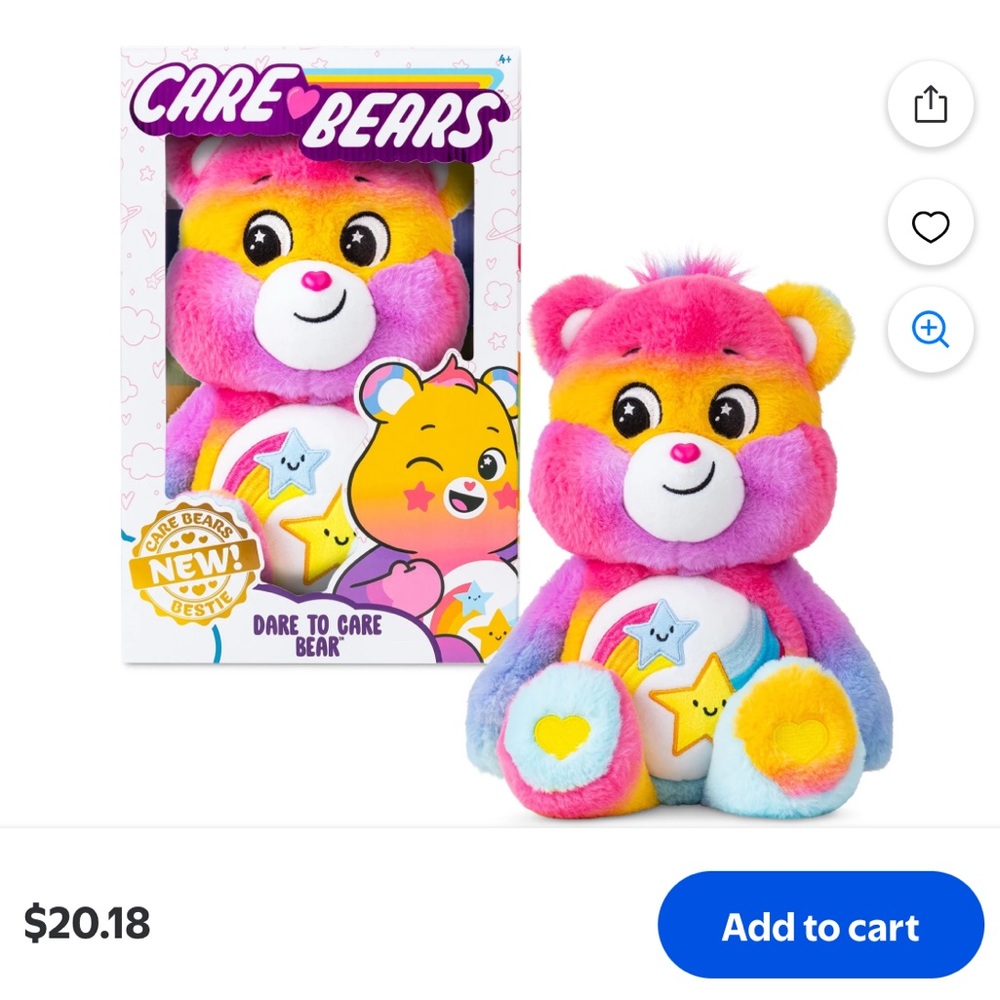 Care Bears Bestie NEW Dare To Care Bear